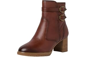 Tamaris Comfort Tamaris Comfort 8-85316-41 skórzana wkładka Comfort Fit, modne buty na obcasie z dekoracją, buty na co dzień - Buty za kostkę Kobiety