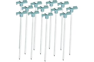 SEMPTEC URBAN SURVIVAL TECHNOLOGY 12 piquets de tente 25,5 cm pour sols durs et pierreux Ø 7 mm [Semptec]
