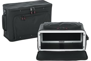 Gator Cases Lightweight Rack Bag with Removable Shoulder Strap; 4U Rack - 12.5" Rackable Depth (GR-RACKBAG-4U)
