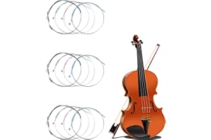 12 stycken violinsträngar 4/4 3/4 universella violinsträngar full uppsättning stålkärna violinsträngar ekonomisk och hållbar
