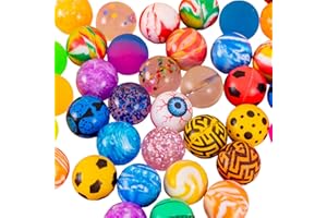 Leonshco Balles rebondissantes en caoutchouc de 5 mm pour enfants, balles rebondissantes en caoutchouc pour enfants, petite balle en caoutchouc, rembourrage Pinata