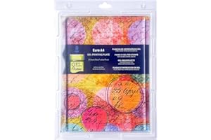 Gel Press Monoprinting Print Plate - A4 (21 X 29.7 cm) Gel Plate - Printmaking Supplies - Reusable Gel Printing Plate for Press Art for Card Making, Scrapbooking, Journaling, Arts & Crafts