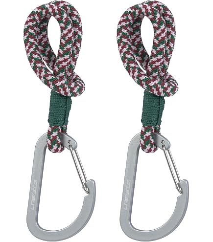 Crochet Poussette Yoyo CYCLYTE 2 Crochets Pour Poussette, Velcro éLargi Et Mousqueton Carré Pour Sacs à Main Dos Langer Sacs Shopping Accessoires Poussette Crochets Pour SièGes De Voiture Universel (Noir Poussette Triple