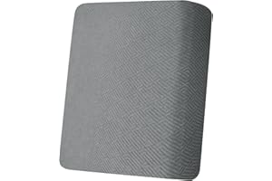 CHELZEN Coprisedile per divano, Copriseduta Divano Elasticizzato, Alta qualità Cuscino Protezione Divano Sedile Lavabile (1 Posti, Grigio Chiaro)