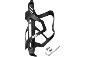 CNCLOL Bike Water Bottle Holder,Lightweight Aluminum Bicycle Bottle cage Shockproof Design,Cycling Drink Cup Holder for Road Mountain BMX Kids Gravel Bike Cycle.（black/red/blue/orange/purple）