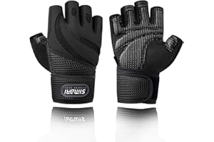 SIMARI Gants de Levage Gants de Fitness pour Hommes et Femmes,Support du Poignet + Protection complète de la Paume,Parfait pour l'entraînement de Levage Bodybuilding, Bike, Boating, etc.SMRG902