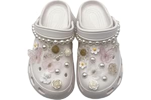 Traziewell Shoe Charms for Decoration Charm Letters Bracelet Wristband Accessories Party Favors Birthday Gifts for Women