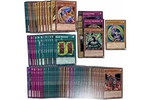 HEART FOR CARDS Konami - YU-Gi-Oh 100 Cartes Françaises sans Double + Carte Brillantes + Carte Magicien Sombre + Protection d'expédition Heartforcards® Neuf