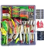 Topconcpt Topconcpt 275pcs Freshwater Fishing Lures Kit Fishing