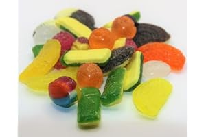 PIN24SHOP 500 gr mélange de fruits délicieux bonbons sans sucre