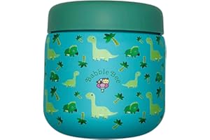 BabbleBee Termo Comida Bebé 360 ml – Acero Inoxidable Doble Pared con Válvula de Aire, Cierre Hermético Antifugas, Mantiene Calor o Frío, Ideal Papillas y Sólidos – Viaje, Guardería y Salidas