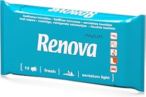 Renova Toallitas Húmedas - 12 Toallitas Húmedas y Perfumadas