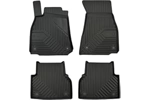 MOTOS Tappetini in gomma per auto adatto per Audi A6 C8 dal 2018 Migliorate il vostro comfort di viaggio con il tappetino antiscivolo per auto No.77