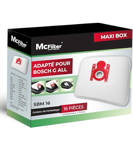 Set 20 Sacchetti Per Aspirapolvere Bosch + 2 Filtri - Compatibili Con Serie BGL, BSG, BBZ41FG, Sphera E Altri