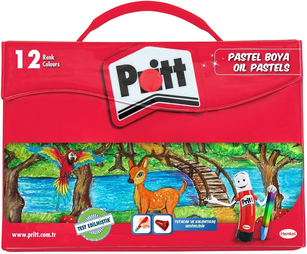 Pritt 12’li Pastel Boya - Çantalı Ambalaj