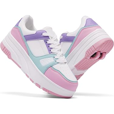 Chaussures à Roulettes 2 En 1 Pour Enfant – Roues Rétractables, Plusieurs Tailles Du 34 Au 42