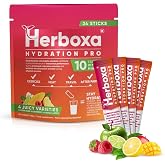 Herboxa Hydration Pro Sugar Free Electrolytes Sticks, Electrolytes for Sport, Electrolytes Powder with Magnesium, Potassium,