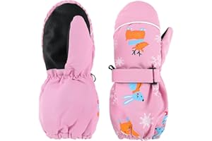 Century Star Skihandschuhe Kinder Fäustlinge Winterhandschuhe Schneehandschuhe für Kinder im Alter von 1-7 Jahre