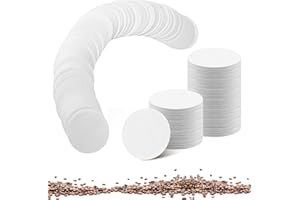 YOOSSO 400 sztuk okrągłych filtrów do kawy, 63,5 mm, biały filtr do kawy, filtr do kawy, kompatybilne z AeroPress