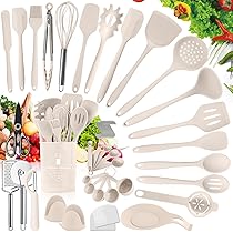 Set Guanti Da Forno In Silicone LYART - Resistenti Al Calore 250°C, Antiscivolo, Con Fodera In Cotone, Rosso - 3