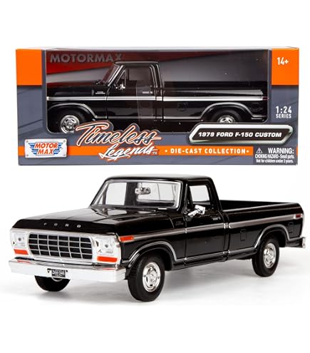 1979 Ford F-150 Pickup Truck Blue 1/24 Diecast Model Car by