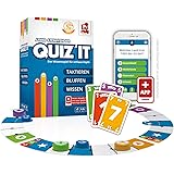 Rudy Games Quiz it - Interaktives Quiz-Spiel mit App – Fragen aus unterschiedlichsten Themenbereichen für die ganze Familie –