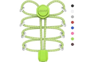 HOMAR Cordones elásticos para zapatos sin atar, cordones elásticos para zapatos deportivos sin atar, cordones elásticos para adultos y niños