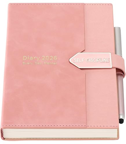 Kit PrimaVera Svolta – Agenda 2026 + Penna Set Oro + Sticker Book (Vino Rosso) – Organizzazione E Creatività