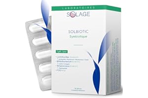 SOLAGE LABORATOIRES Bacteries lactiques & Prébiotiques | 20Mds UFC Haute Activité - 1/j Suffit | Complément Alimentaire Flore Intestinale │30 gélules Vegan Gastro-Résistantes │ Laboratoire Français SOLAGE