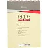 Keskin Color A4 D&uuml;z Karton Kapak 80 Yp. Spiralli Headline Bloknot