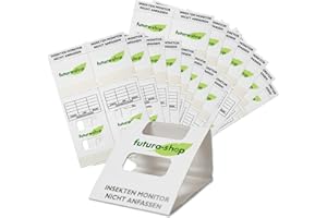 Futura-Shop Schabenfalle | 30 Stück Klebefallen mit starkem Lockstoff | effektives Mittel gegen Schaben, Kakerlaken & andere Insekten | giftfreie Insektenfalle zur Bedarfsermittlung & Monitoring