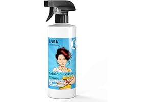 LAAV Pulizia Sedili Auto Tessuto e Pelle Fabrics & Leather Cleaner (500 ml) I Lava Tappezzeria Auto I Smacchiatore Sedili Auto I Detergente Efficace per Tappezzeria Auto in Pelle, Tessuto ed Ecopelle