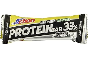 ProAction Protein Bar 33% (arancia, confezione da 20 barrette da 50 g)