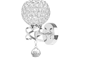 TiooDre Applique Murale LED Appliques Murales Interieures Style Moderne Pendentif Cristal De Mur Lampe, E14 Luminaire Applique Interieur Pour Chambre Salon Escalier Restaurant