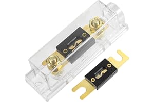 X AUTOHAUX Car Audio 0 4 8 Gauge Inline ANL Fuse Holder Set with 2pcs 120A Fuse