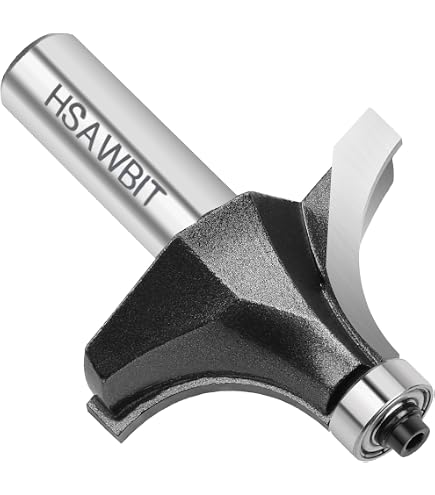 thumbnail image 2 of Yonico 1/8″ Radius Round Over Edge Forming Router Bit – 1/4″ Shank – 13060q 2 of 6