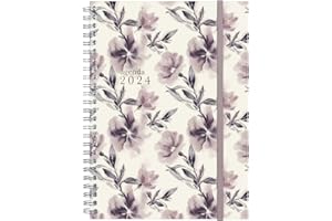 Finocam - Agenda 2024 Espiral You Semana Vista Horizontal Enero 2024 - Diciembre 2024 (12 meses) Zen Español