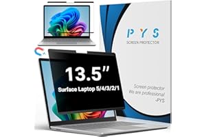 PYS Filtre de Confidentialité Magnétique Compatible avec Microsoft Surface Laptop 6/5/4/3/2/1 - Film de Protection 13.5 Pouces, Écran de Confidentialité, Anti-Spy