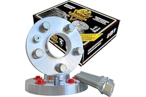 IGP IL GOMMISTA PROFESSIONISTA IGP KIT 2 DISTANZIALI RUOTE da 20 mm 5x120 mozzo 72,6 + Bulloni M12 x 1,50 x compatibili con BMW SERIE 1 er 3 er 5 er 6 er 7 er 8 er X1 Z1 Z3 Z4 Z8 * OK AUTO RUOTA CERCHI IN LEGA