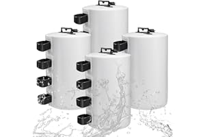 MRWIZMS Gazebo Water Weights Bag White, 4 Leg Weights,Portable 10L Water Bag Windproof for Pop Up Gazebo,Patio Umbrella, Outdoor Furniture,4 Pcs-Pack