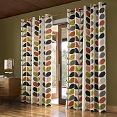Orla Kiely Multi Stem In Ready Made Eyelet Curtains At Seymour S Home