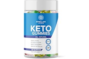 STELLAR LOOM Keto + ACV Gummies for All Natural Weight Loss | 60 Vegan & Gluten-Free Gummies - 2 Months Supply | Enhanced with Vitamin B12 & Folic Acid