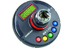 USAG 814 A - Digitaler Drehmoment-Winkel-Adapter [1/2", Kapazität Nm 10-200, Auflösung Nm 0,1]