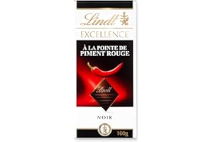 Lindt - Tablette Piment Rouge EXCELLENCE - Chocolat Noir - 100g