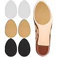 Dr. Shoesert Non-Slip Shoes Pads Adhesive Shoe Sole Protectors, High Heels Anti-Slip Shoe Grips (Yellow + Black + White)