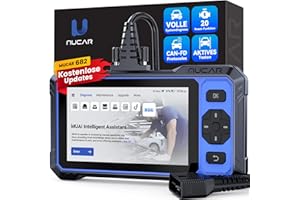 ‎MUCAR OBD2 Diagnosegerät, MUCAR 682 Diagnosegerät Auto Mit Volle Systemdiagnose Und 20 Reset-Funktion, Auto Diagnosegerät Für Aktives Testen, CANFD-Protokoll, Kostenlos Aktualisieren