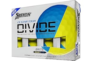 Srixon Q-Star Tour Balles de Golf Bleu/Jaune
