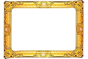 HENDBRANDT Henbrandt Cadre photo gonflable avec ajout d'or 60 cm x 80 cm Noir