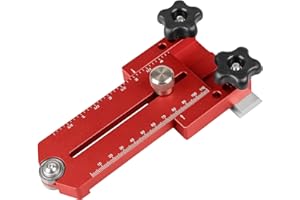 TOOLCOOL Extended Thin Rip Jig Table Saw Jig Guide for Repeat Narrow Strip Cuts Works with Table Saw Router Table Band Saw - Extended Version