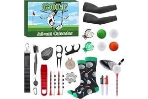 Julnedräkning Kalender - Golf Julkalender 2025 För Herrarna,24 Dagars Samlar Bollmarkörer,Julpresent För Herrarna Pappa Man